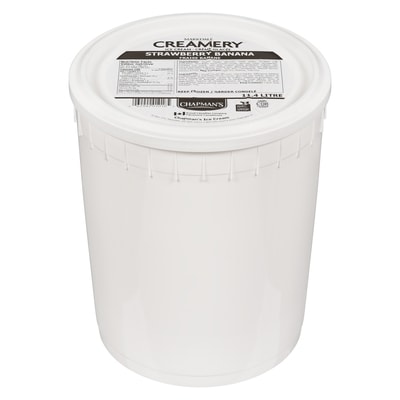 Chapman’s Markdale Creamery Fraise banane crème glacée 11.4 l, 0,31 $/100ml