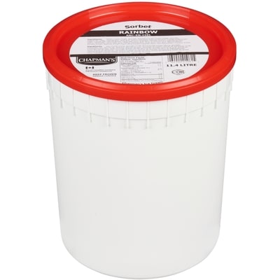 Chapmans Rainbow Sorbet 11.4 l, $0.26/100ml