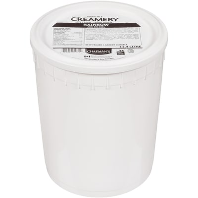 Chapmans Markdale Creamery Rainbow Ice Cream 11.4 l, $0.26/100ml