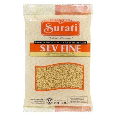 Surati Grignotines Sev 341 g, 0,88 $/100g