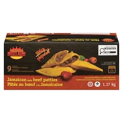 Patty King PÂTÉS AU BŒUF À LA JAMAÏCAINE, ÉPICÉS 1.17 kg, 0,85 $/100g