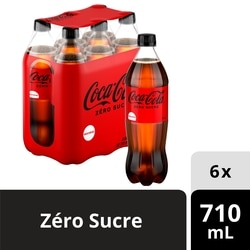 Coca-Cola Cola Zero Sucre Bouteilles 6x710.0 ml, 0,15 $/100ml