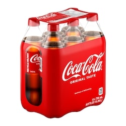 Coca-Cola Cola Bottles - 6x710.0 ml | Maxi
