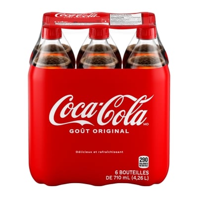 Coca-Cola Cola Bouteilles 6x710.0 ml, 0,18 $/100ml