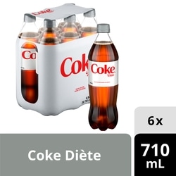 Coca-Cola Cola Diète Bouteilles 6x710.0 ml, 0,15 $/100ml
