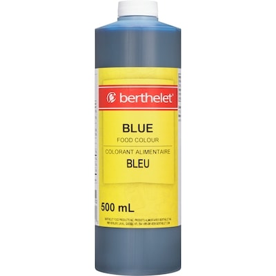 Berthelet Food Colour Blue 500 ml, $2.20/100ml