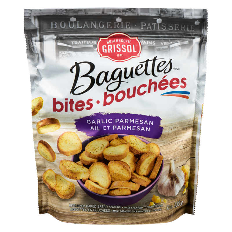 Baguettes Bites Garlic Parmesan