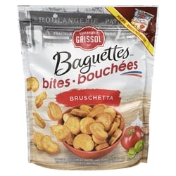 Grissol Boulangerie Grissol Bouchées de Baguettes Bruschetta 130 g, 1,54 $/100g