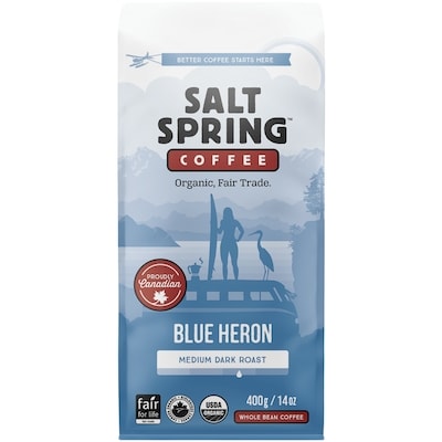 Salt Spring Café Blue Heron 400 g, 5,50 $/100g