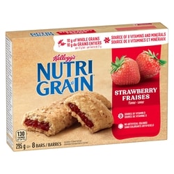 Kelloggs Bars, Strawberry, 8 Bars 295 g, $0.98/100g