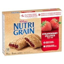 Kellogg’s Barres, Fraises, 8 Barres 295 g, 0,84 $/100g