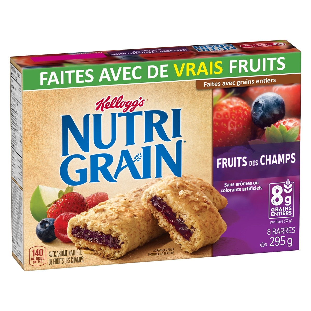 Kelloggs Bars, Mixed Berry, 8 Bars