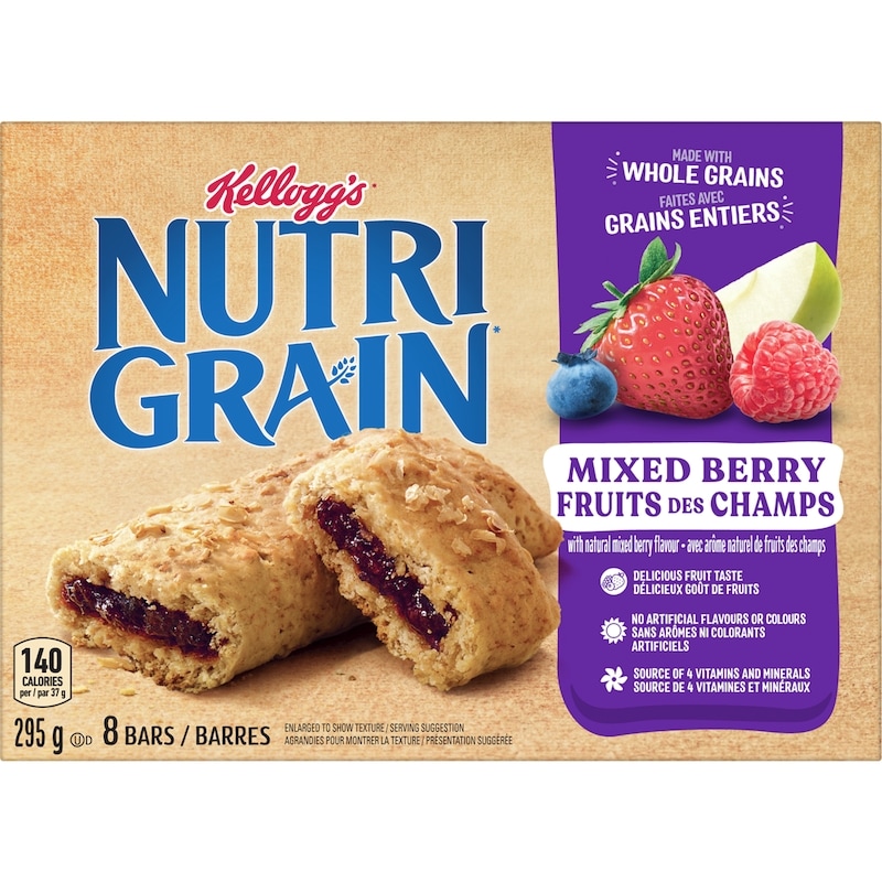 Nutrigrain Nutri-Grain Cereal Bars, Mixed Berry 8 Bars