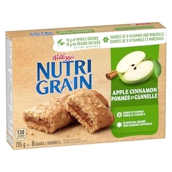 Kelloggs Bars, Apple Cinnamon, 8 Bars 295 g, $0.98/100g