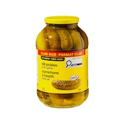 Dill Pickles with Garlic Club Size