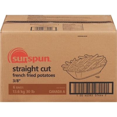 Sunspun Straight Cut French Fried Potatoes, French Fries (Limit of 10) 2.27 kg, $1.50/100g