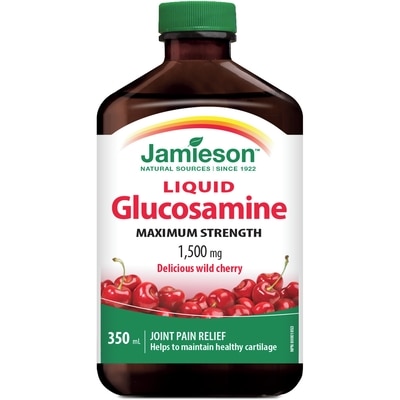 Jamieson Glucosamine Liquid 1,500mg 350 ml, $4.91/100ml