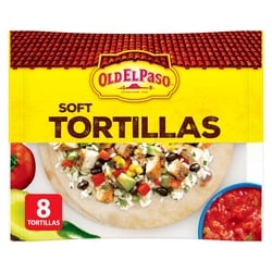 Old El Paso Soft Flour Tortillas, Large 8 ct 334 g, $0.60/100g