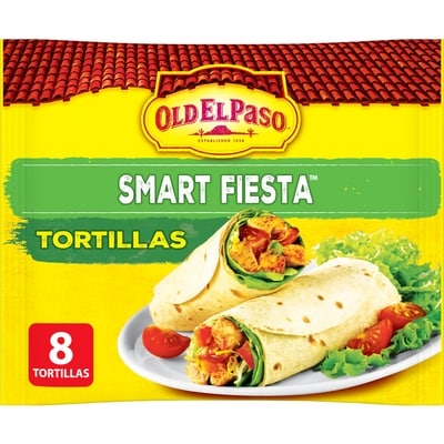 Old El Paso Smart Fiesta Tortillas  311 g, $1.29/100g