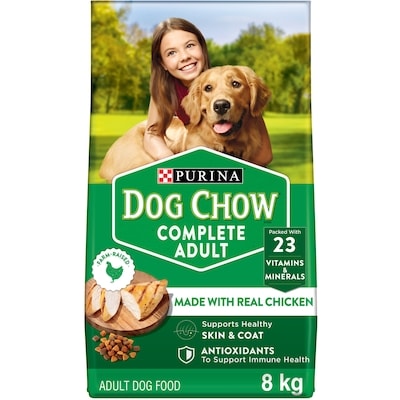 Purina Dog Chow Complete Chicken, Dry Dog Food 8 kg, $0.32/100g