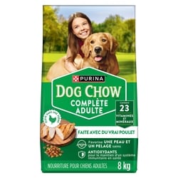 Purina Dog Chow complète nourriture sèche pour chiens poulet 8 kg, 0,29 $/100g