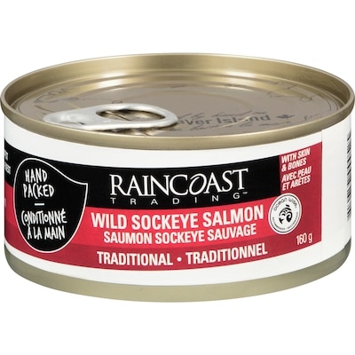 Raincoast Wild Sockeye Salmon 160 g, $4.37/100g