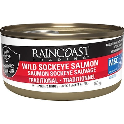 Raincoast Trading Saumon Sockeye sauvage 160 g, 4,68 $/100g