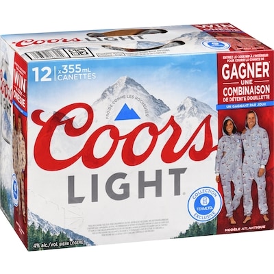 Bière légère (Pièce d’identité requise au moment du ramassage)