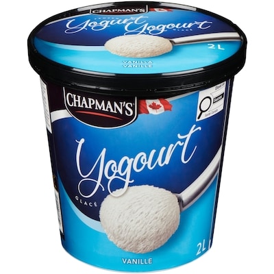 Chapman’s Yogurt glacé vanille 2 l, 0,30 $/100ml