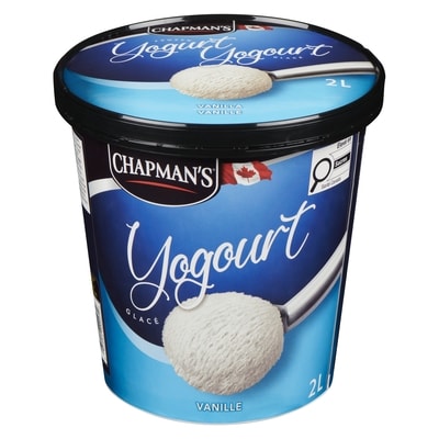 Chapman’s Yogurt glacé vanille 2 l, 0,42 $/100ml