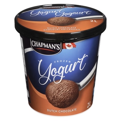Chapmans Frozen Yogurt Dutch Chocolate 2 l, $0.45/100ml