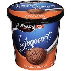Chapman’s Yogurt glacé chocolat hollandais 2 l, 0,43 $/100ml