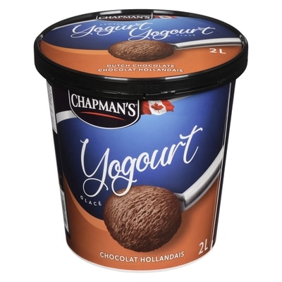 Chapman’s Yogurt glacé chocolat hollandais 2 l, 0,45 $/100ml
