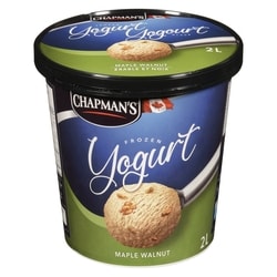 Chapmans Frozen Yogurt Maple Walnut 2 l, $0.40/100ml
