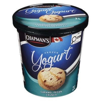 Chapmans Frozen Yogurt Caramel Pecan Crunch 2 l, $0.33/100ml