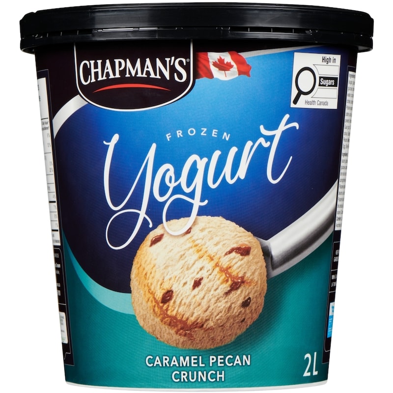 Frozen Yogurt Caramel Pecan Crunch