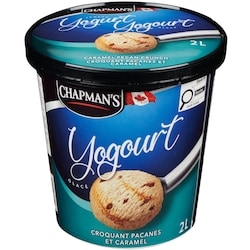 Chapman’s Yogurt glacé croquant pacanes et caramel 2 l, 0,43 $/100ml
