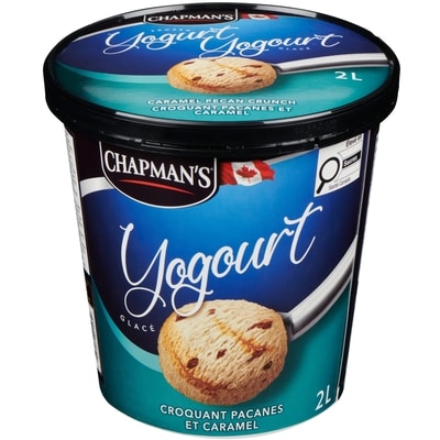 Chapman’s Yogurt glacé croquant pacanes et caramel 2 l, 0,38 $/100ml