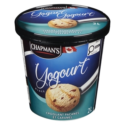 Chapman’s Yogurt glacé croquant pacanes et caramel 2 l, 0,45 $/100ml