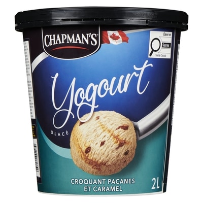 Yogurt glacé croquant pacanes et caramel