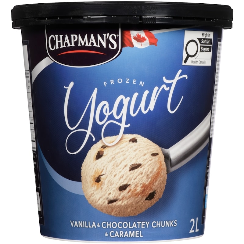 Frozen Yogurt Vanilla & Chocolatey Chunks & Caramel 