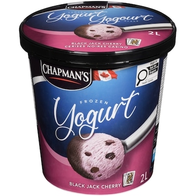 Chapmans Frozen Yogurt Black Jack Cherry 2 l, $0.42/100ml
