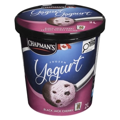 Chapmans Frozen Yogurt Black Jack Cherry 2 l, $0.45/100ml