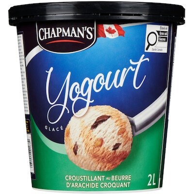 Yogurt glacé croustillant au beurre d'arachide croquant