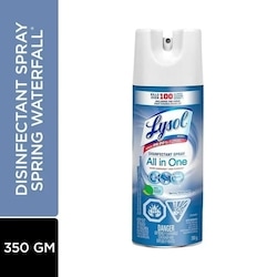 Lysol Disinfectant Spray, Spring Waterfall, Disinfect and Eliminate Odours on Hard Surfaces & Fabrics 350 g, $2.00/100g