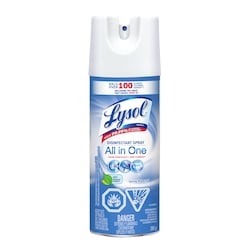 Lysol Disinfectant Spray, Spring Waterfall, Disinfect and Eliminate Odours on Hard Surfaces & Fabrics 350 g, $2.28/100g
