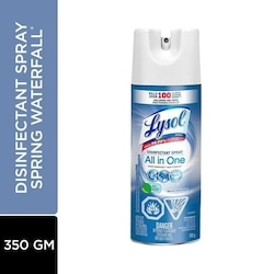 Lysol Disinfectant Spray, Spring Waterfall, Disinfect and Eliminate Odours on Hard Surfaces & Fabrics 350 g, $2.00/100g