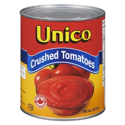 Unico Crushed Tomatoes 796 ml, $0.25/100ml