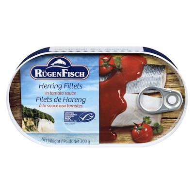 Ruegen Herring Fillets in Tomato Sauce 200 g, $2.00/100g