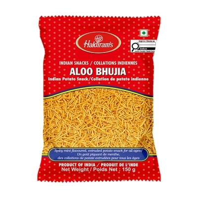 Haldiram’s Casse-croûte Aloo Bhujia 150 g, 1,33 $/100g